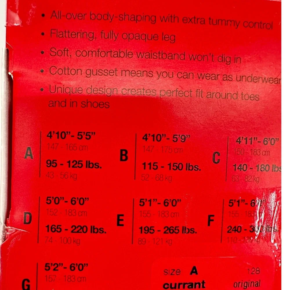 Spanx Tight-End Tights‎ Women Size A Currant Burgundy Bodyshaping Opaque 128 NEW